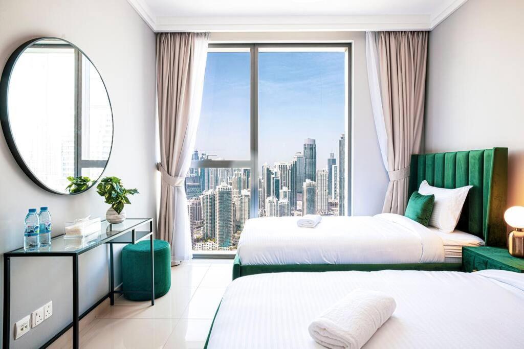 Magnificent Brand New Lux 3Br Burj & Fountain View Apartman Dubaj Kültér fotó