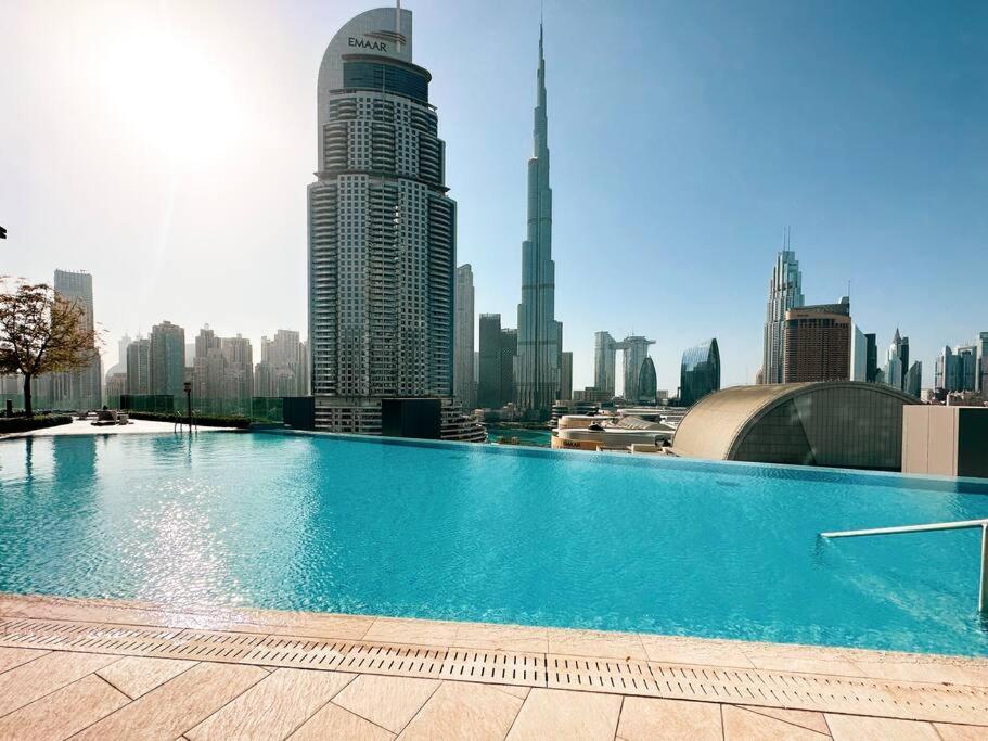Magnificent Brand New Lux 3Br Burj & Fountain View Apartman Dubaj Kültér fotó