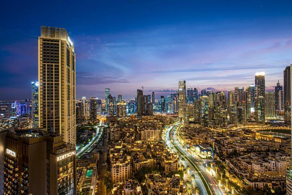 Magnificent Brand New Lux 3Br Burj & Fountain View Apartman Dubaj Kültér fotó