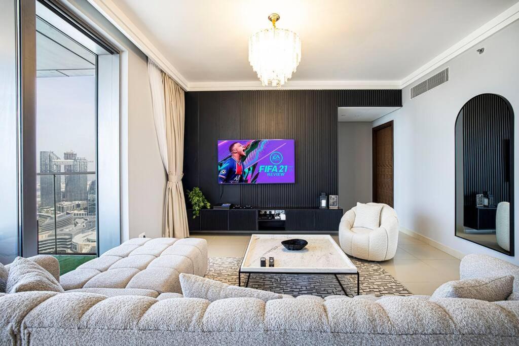 Magnificent Brand New Lux 3Br Burj & Fountain View Apartman Dubaj Kültér fotó
