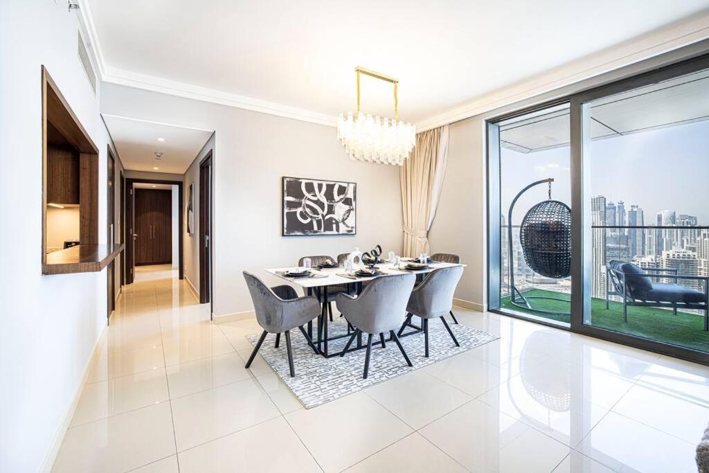 Magnificent Brand New Lux 3Br Burj & Fountain View Apartman Dubaj Kültér fotó