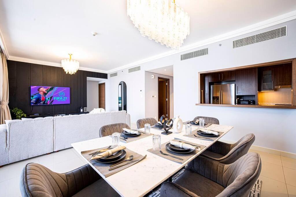 Magnificent Brand New Lux 3Br Burj & Fountain View Apartman Dubaj Kültér fotó