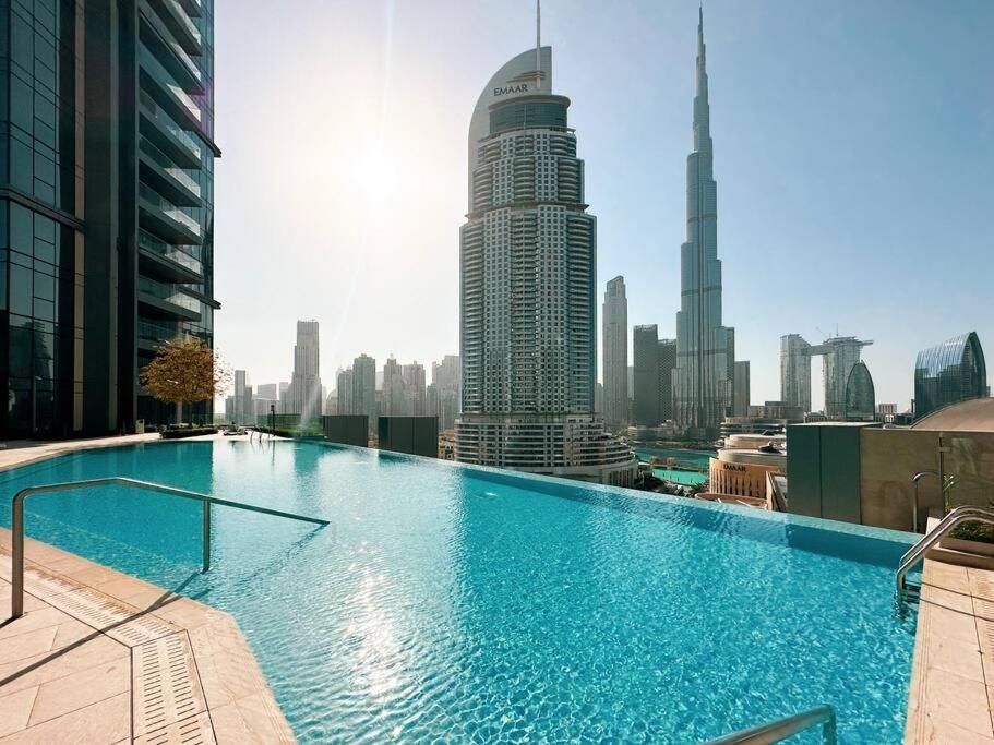 Magnificent Brand New Lux 3Br Burj & Fountain View Apartman Dubaj Kültér fotó